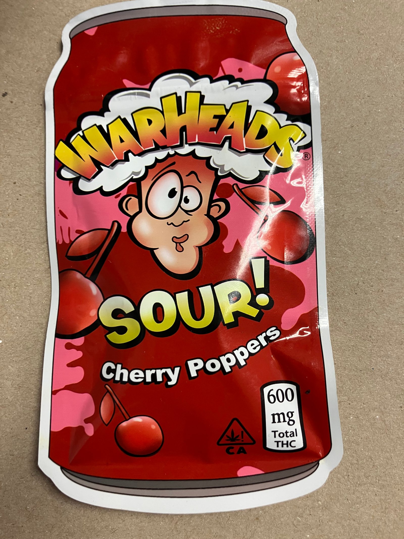 Warhead Sour Cherry Poppers 